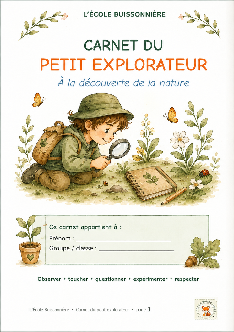 Carnet du petit explorateur